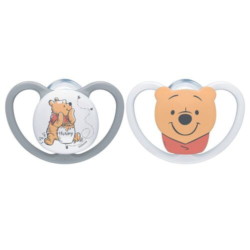 Nuk napp space silikon 0-6mån winnie the pooh