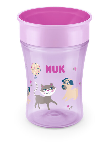 Nuk evolution magic cup pink 8mån+