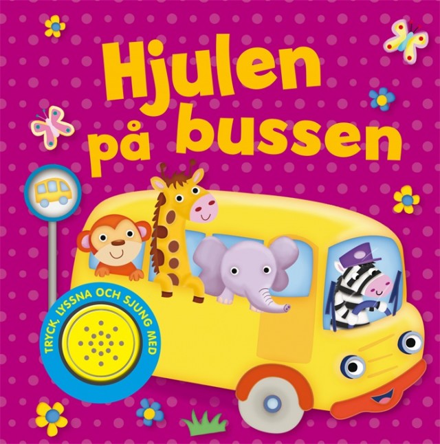 Hjulen på bussen. Bok med ljud