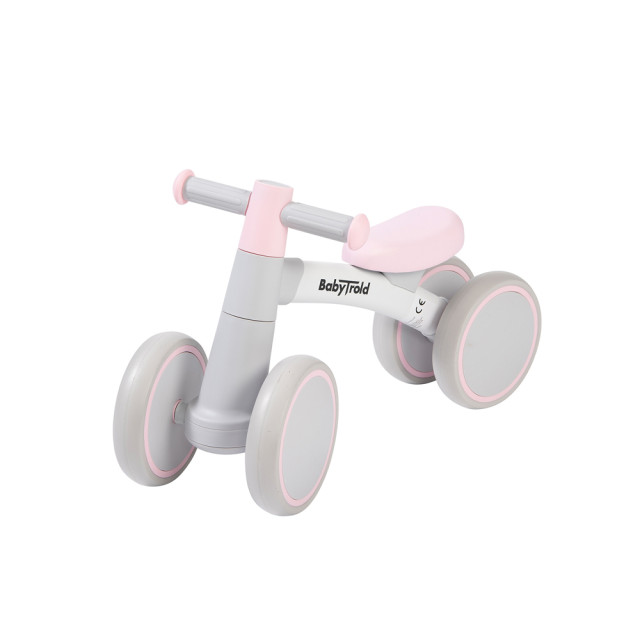 Babytrold balanscykel mini rosa
