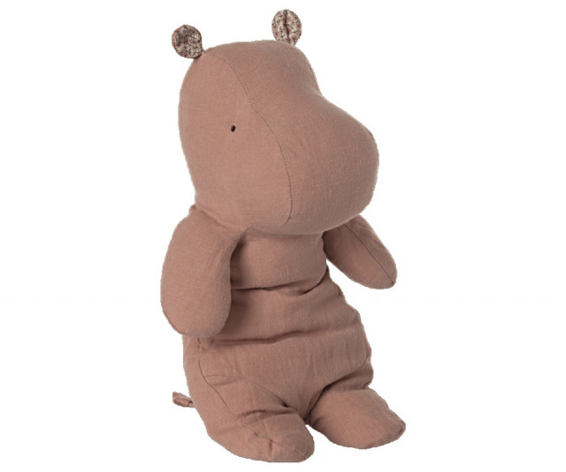 Maileg safari friends medium hippo old rose