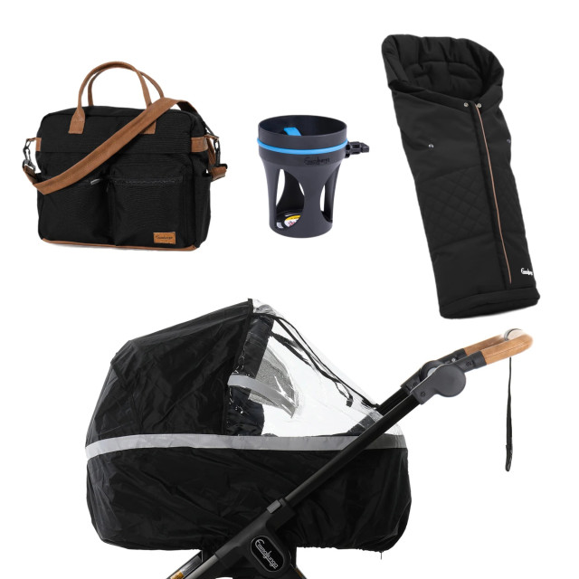Emmaljunga premium paket outdoor black OBS! Vid köp av komplett Emmaljunga vagn