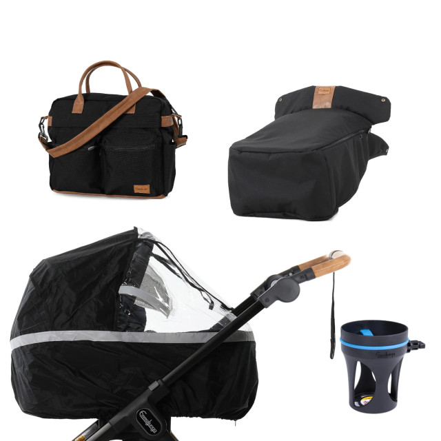 Emmaljunga plus paket outdoor black OBS! Vid köp av komplett Emmaljunga vagn