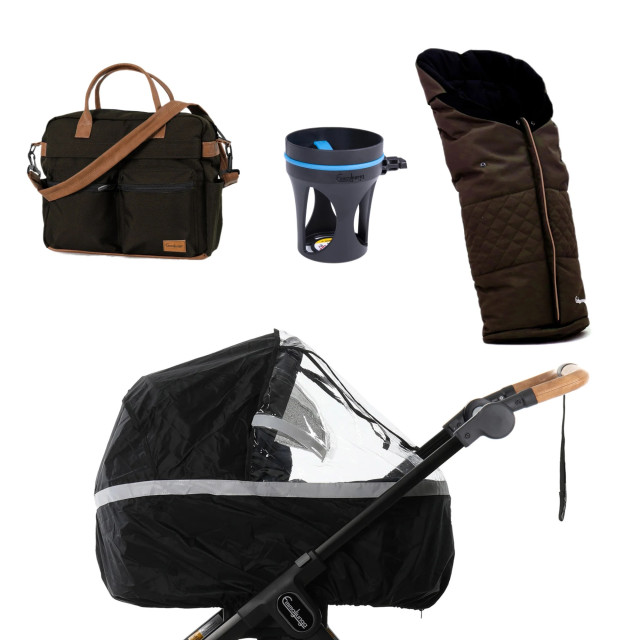Emmaljunga premium paket outdoor brown OBS! Vid köp av komplett Emmaljunga vagn
