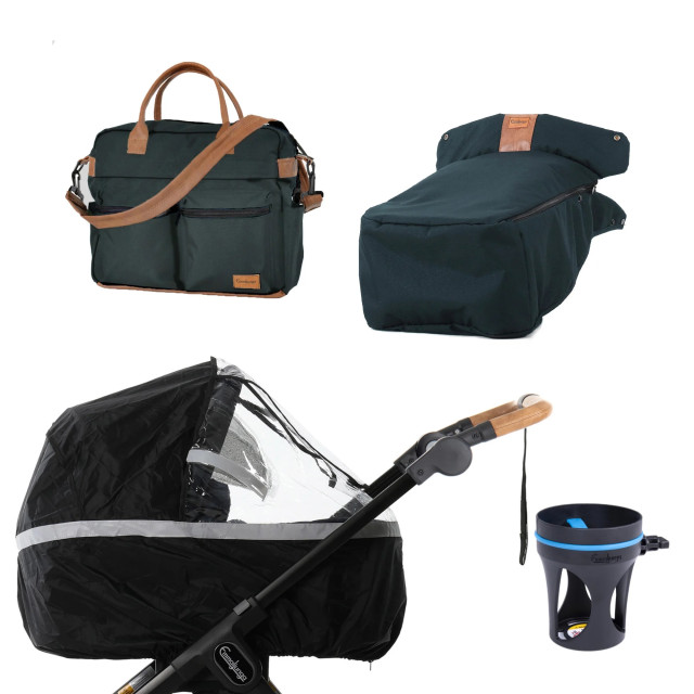 Emmaljunga plus paket outdoor forest OBS! Vid köp av komplett Emmaljunga vagn