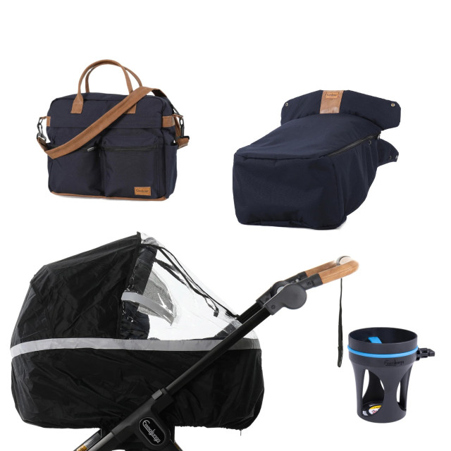 Emmaljunga plus paket outdoor navy OBS! Vid köp av komplett Emmaljunga vagn
