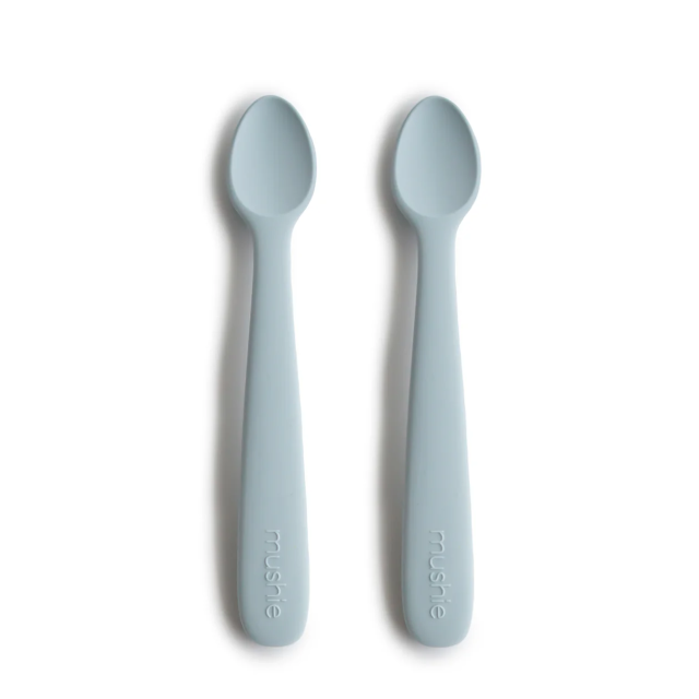 Mushie skedar silikon powder blue 2-pack