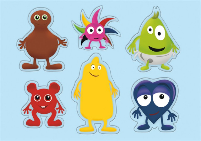 Babblarna pussel 6 figurer