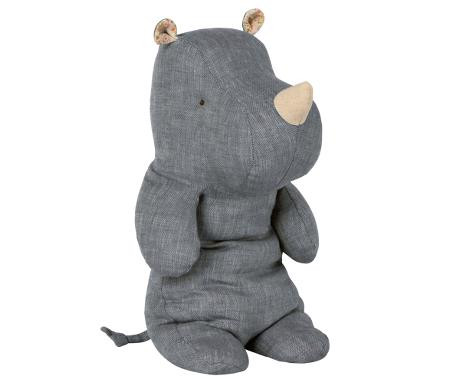 Maileg safari friends medium rhino blue