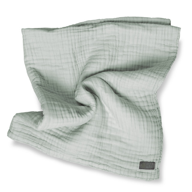 Vinter & bloom filt layered muslin eko sage green 100x80cm