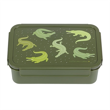 Little lovely company bento lunchbox crocodiles