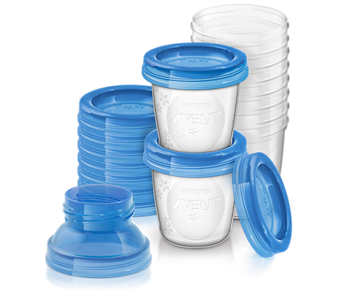 Avent förvaringsmugg för bröstmjölk 180ml 10-pack