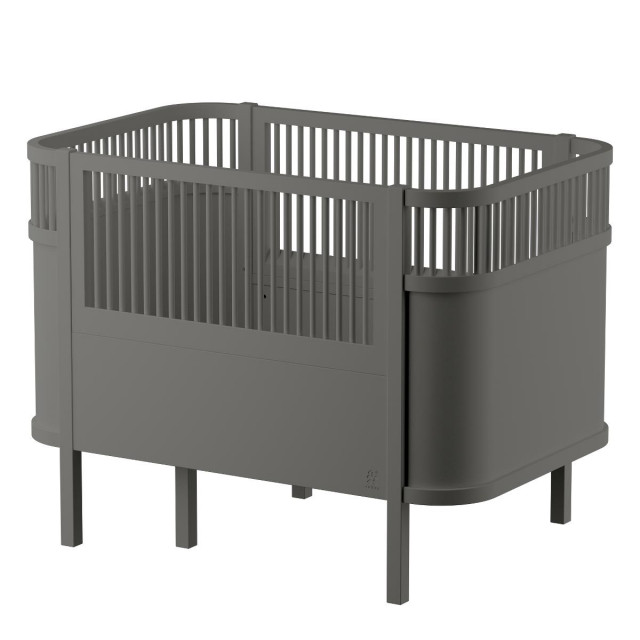 Sebra baby- & juniorsäng Classic grey