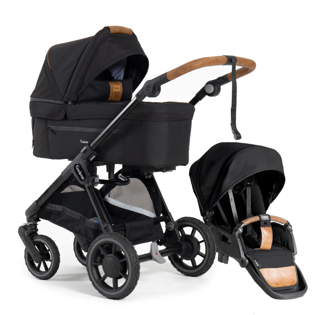 Emmaljunga sento flat+ duovagn outdoor black 