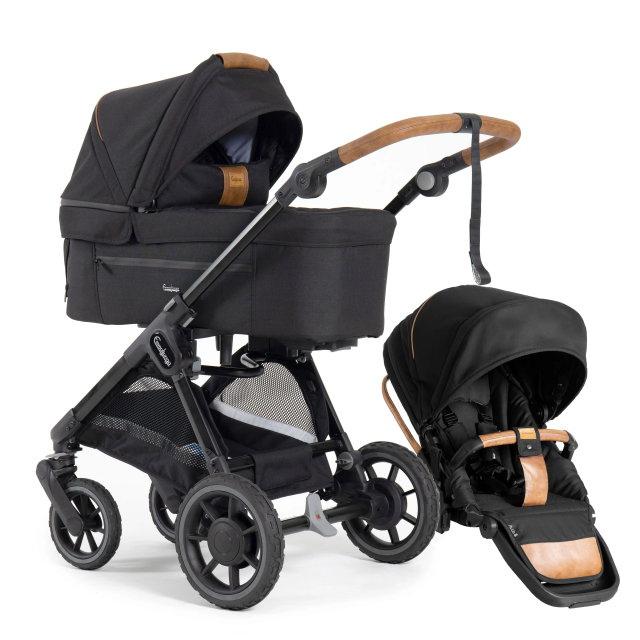 Emmaljunga sento ergo+ duovagn outdoor black 