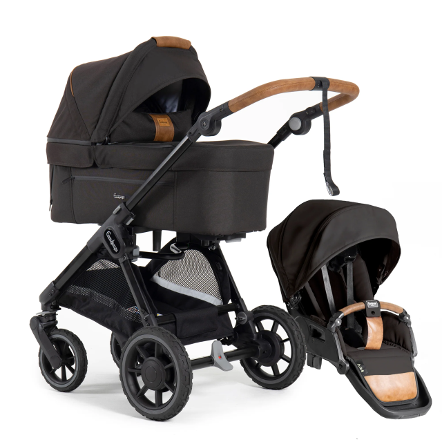 Emmaljunga sento flat+ duovagn outdoor brown 