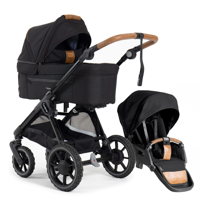 Emmaljunga sento pro flat+ duovagn outdoor black  