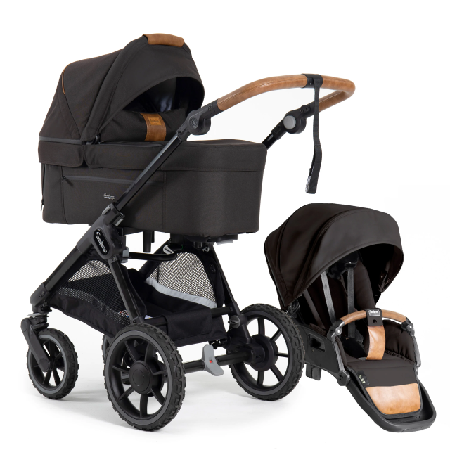 Emmaljunga sento pro flat+ duovagn outdoor brown 