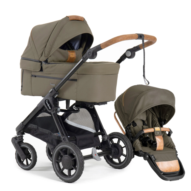 Emmaljunga sento ergo+ duovagn outdoor olive 