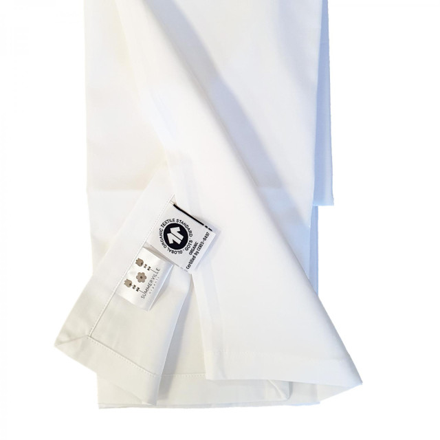 Summerville underlakan satin spjälsäng vit