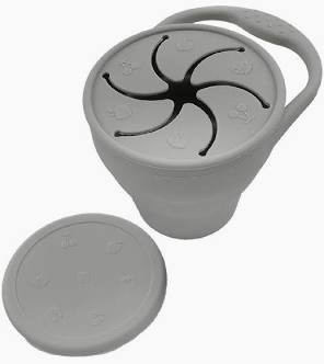 Tiny tot snack cup grey