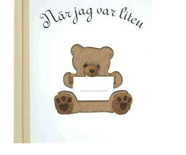 Babybok när jag var liten 