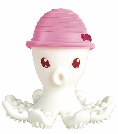 Mombella bitleksak bläckfisk rosa