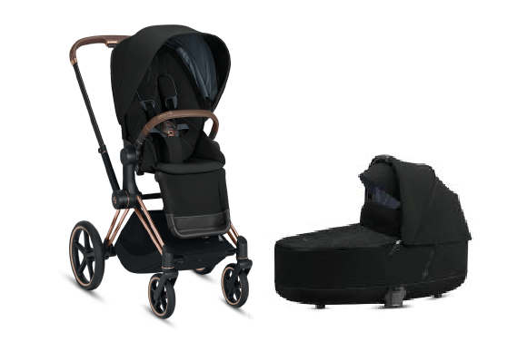 Cybex priam kombivagn lagerfärger chassi rosegold 2021