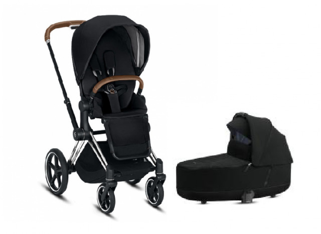 Cybex priam kombivagn lagerfärger chassi chrome/brown 2021