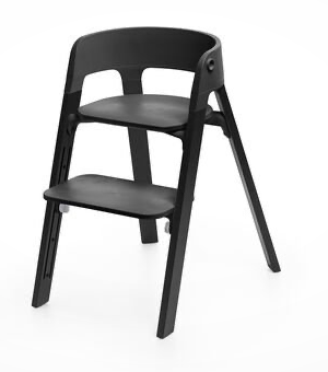 Stokke steps chair black/black 