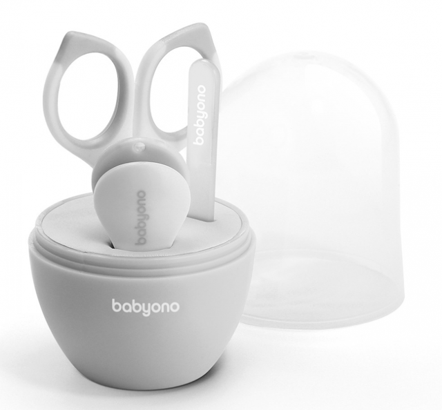 Babyono nagelset med förvaring grå