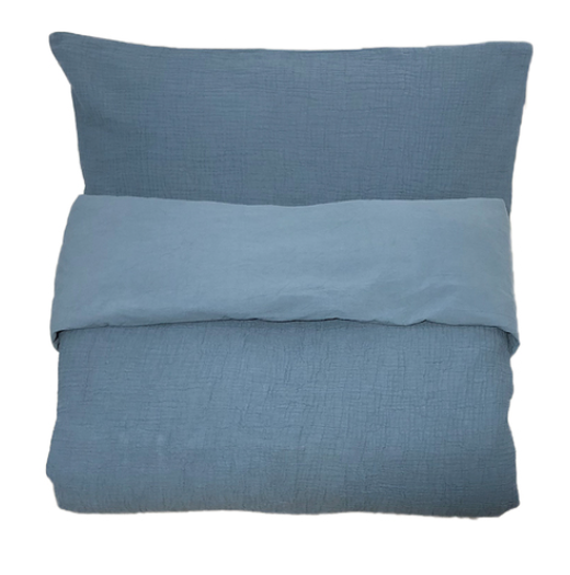 Mini dreams påslakanset little wave vagn/vagga blue