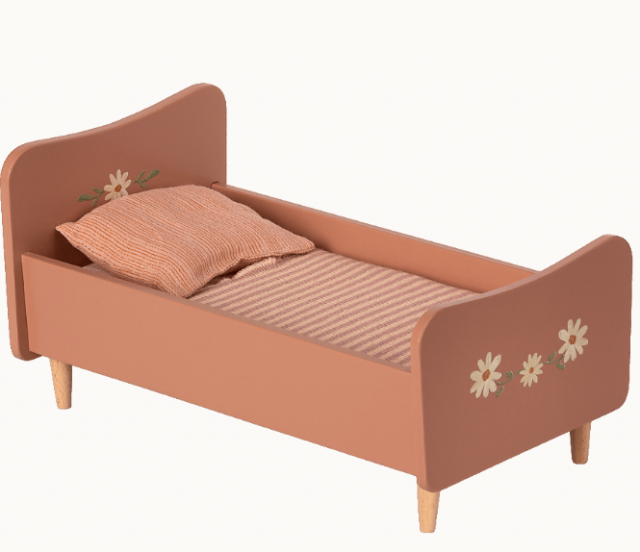 Maileg wwoden bed mini rose
