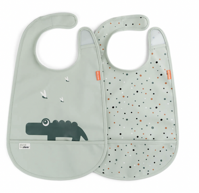 Done by deer haklapp croco green 2-p