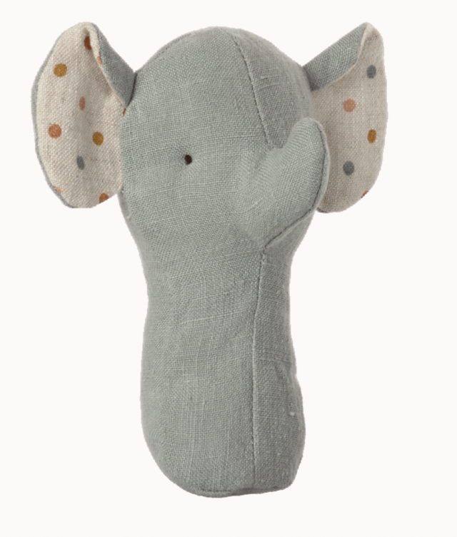 Maileg lullaby friends skallra elephant