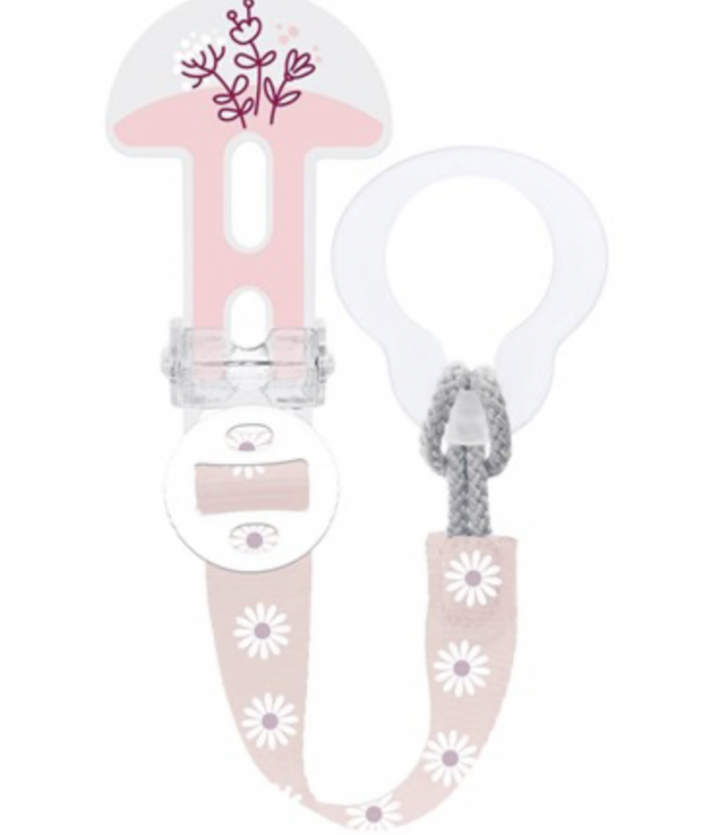 Mam napphållare clip it rosa
