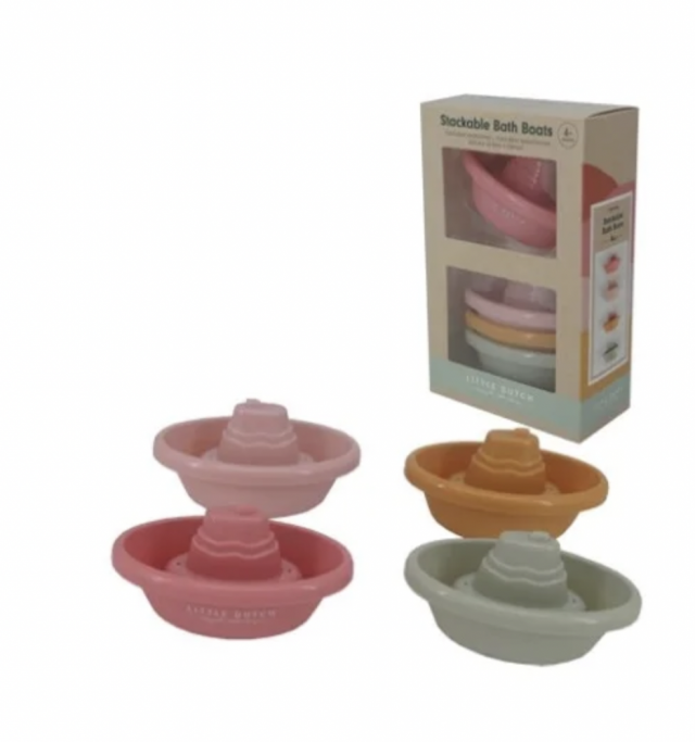 Little dutch badlek båtar rosa 5-pack