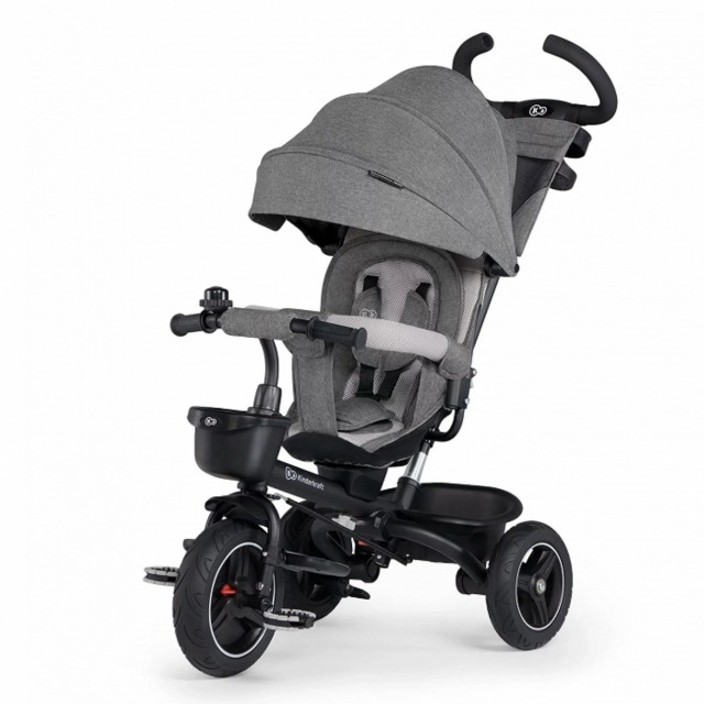 Kinderkraft trehjuling spinstep 5-in-1 grey