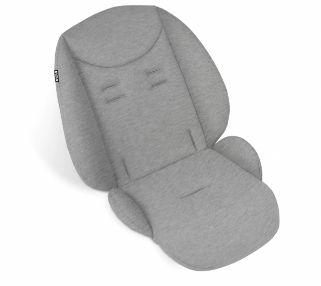 Inovi sittdyna memory foam med mjukt sidostöd grå melange