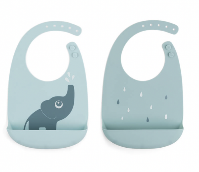 Done by deer haklapp silikon elphee blue 2-pack
