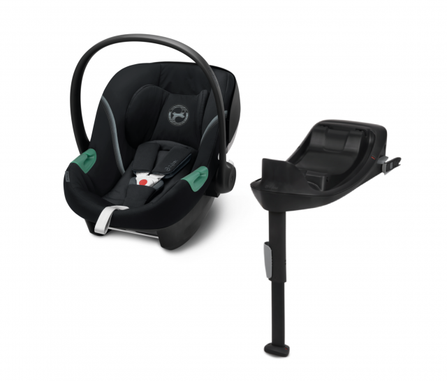 Cybex babyskydd aton s2 inkl base one deep black