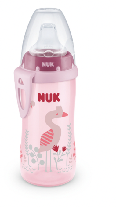 Nuk active cup 300ml 12mån+ flamingo