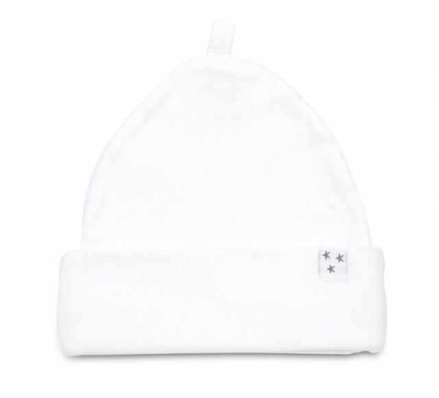 Mini dreams mössa eko baby hat vit prematur