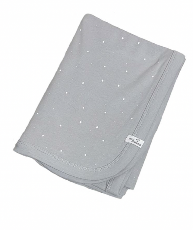 Mini dreams filt dot jersey grey 70x100cm