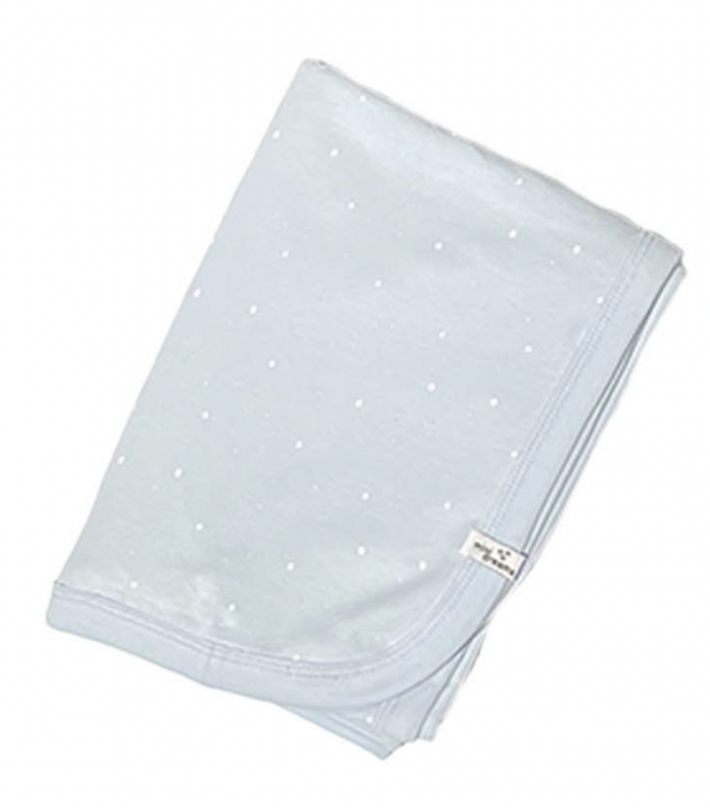 Mini dreams filt dot jersey blue 70x100cm