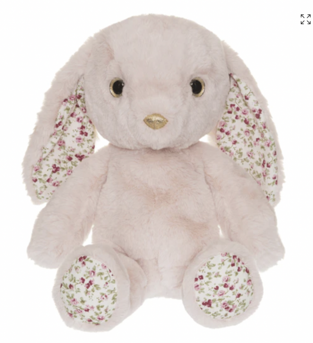 Teddykompaniet gosedjur flora kanin rosablommig 35cm