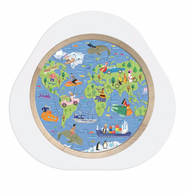 Stokke MuTable pussel around the world (Beställningsvara)