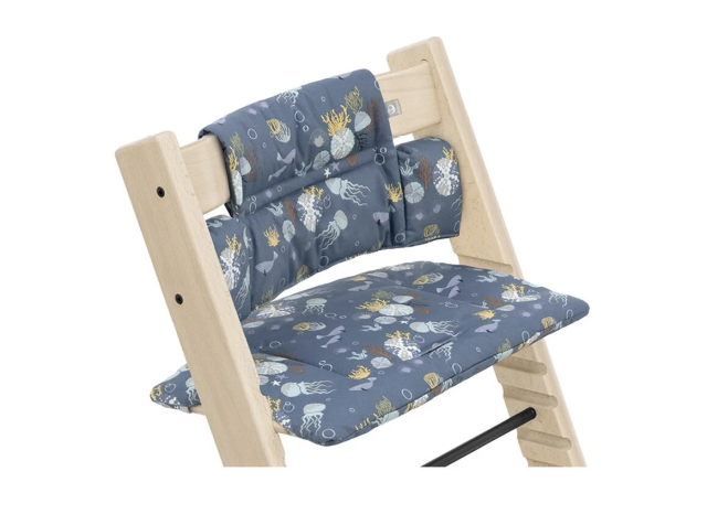 Stokke tripp trapp classic cushion into the deep