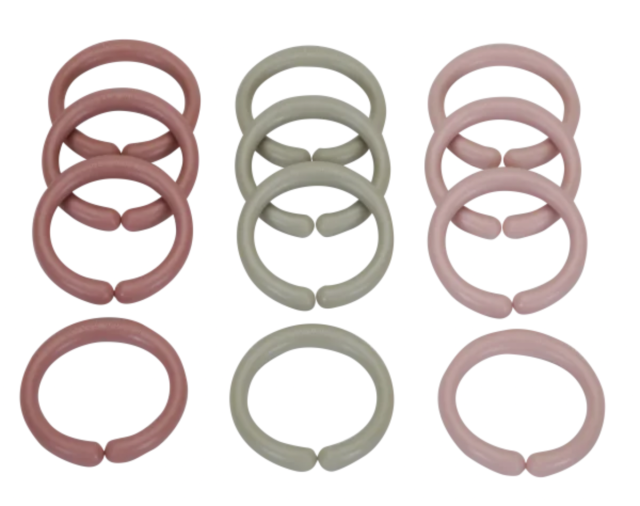 Little dutch plastringar rosa 12-p