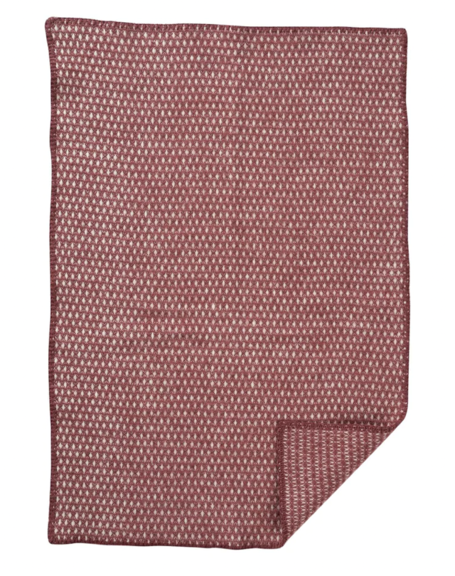 Klippan yllefabrik ullfilt knut rose brown 65x90cm